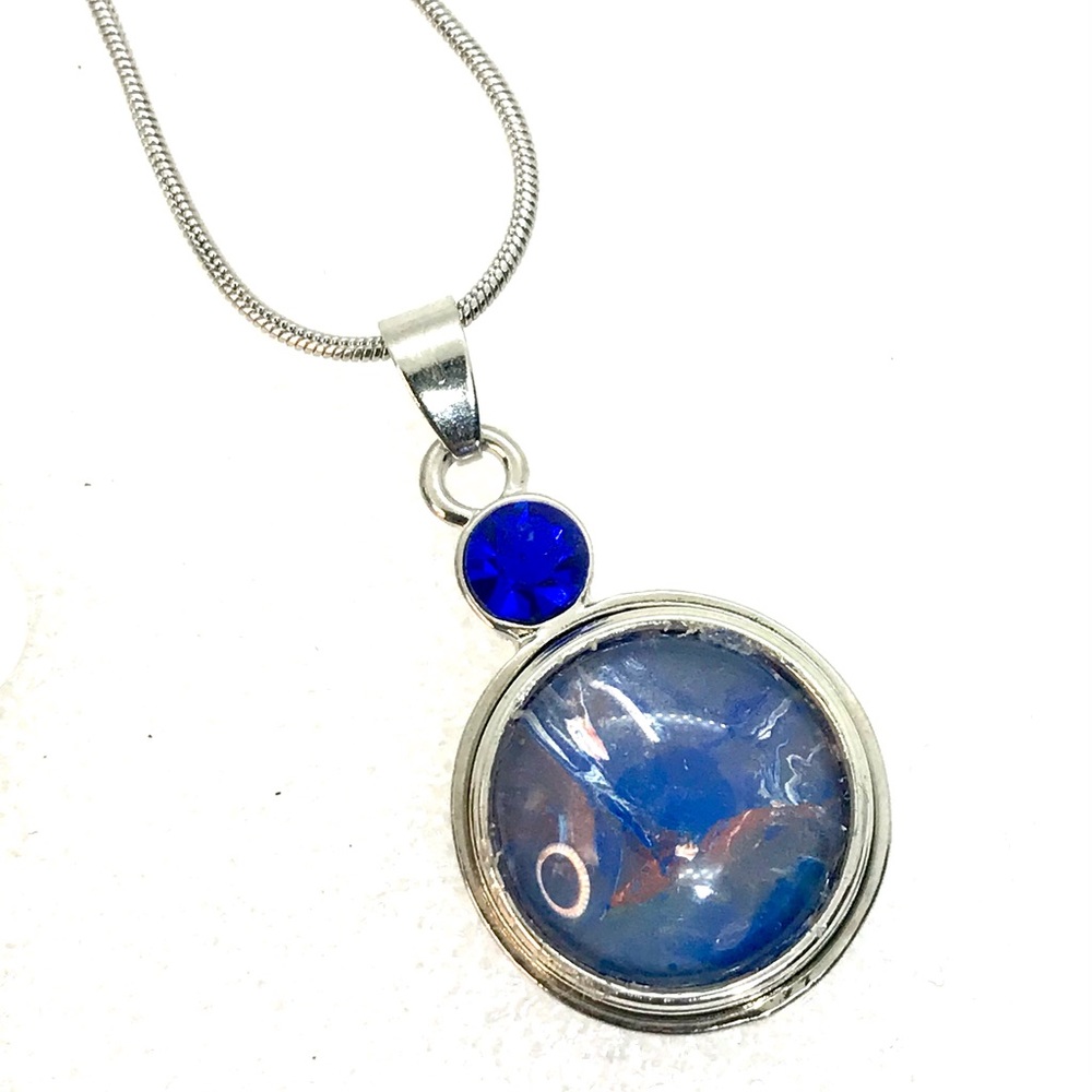 Necklace 20mm Snap Jewelry Stainless Steel SN20 display